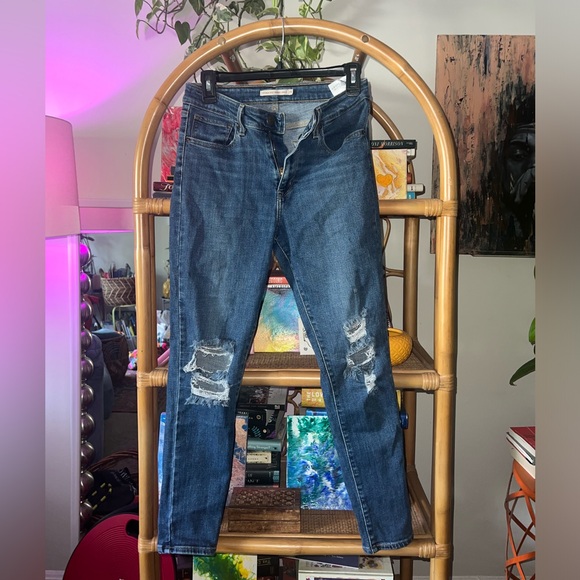 Levi's 721 High Rise Skinny Ankle Jeans - Picture 1 of 1